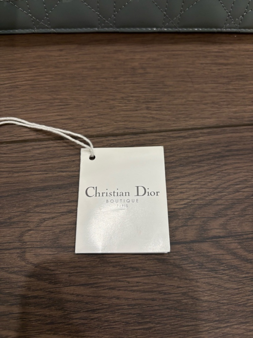 Authentic Lady Dior Calfskin Pouch in Cloud Blue (EXCELLENT, LIKE NEW CONDITION) - Picture 14 of 15